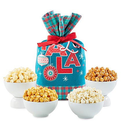 Falala Holiday Popcorn Bag